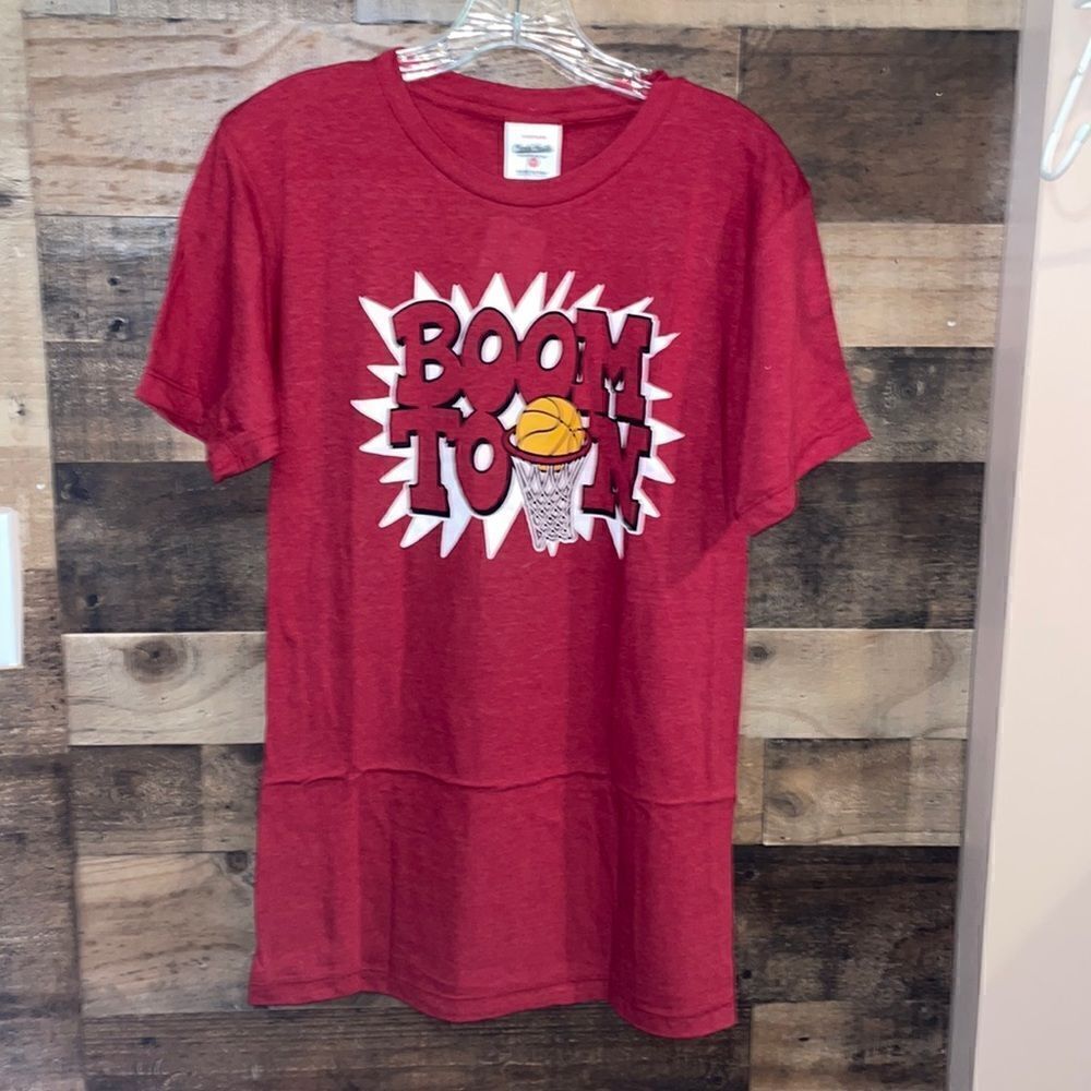 ✨Charlie Hustle Unisex Boom Town Basketball T-Shirt, NWT